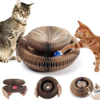 Cat Scratching Toy with Ball & Climbing Frame