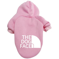 Text Pattern Dog Hoodies for Autumn and Winter