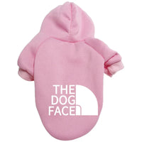 Text Pattern Dog Hoodies for Autumn and Winter