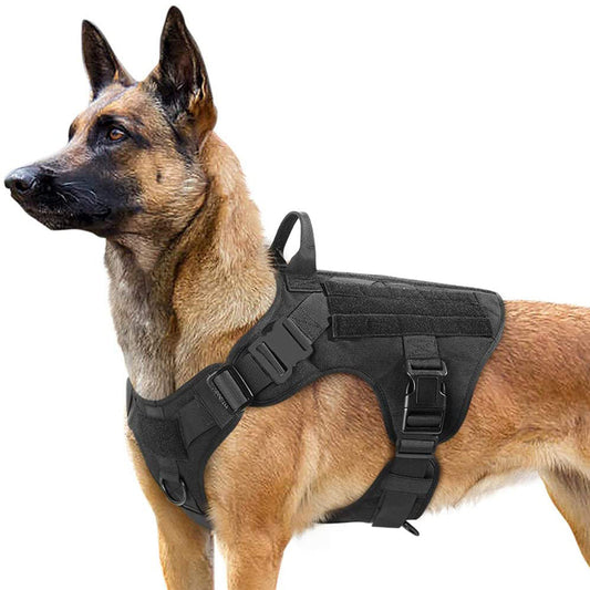 Empower Your German Shepherd with the Tactical Dog Harness – Military Grade K9 Vest
