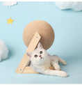 Load image into Gallery viewer, Cat Scratching Ball Toy: Sisal & Wood
