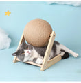 Load image into Gallery viewer, Cat Scratching Ball Toy: Sisal & Wood
