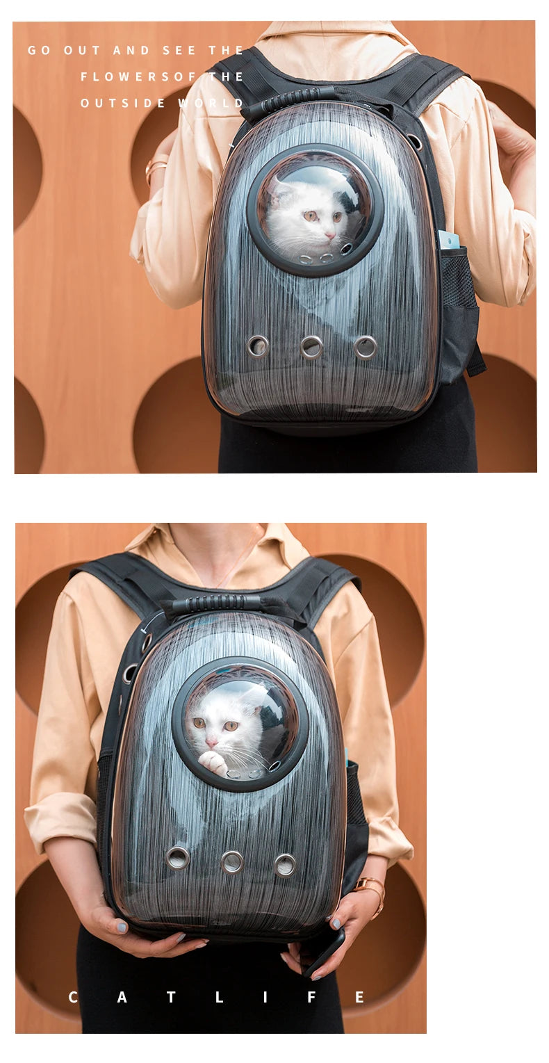 Cat Backpack Carrier: Breathable Travel Bag
