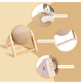 Load image into Gallery viewer, Cat Scratching Ball Toy: Sisal & Wood
