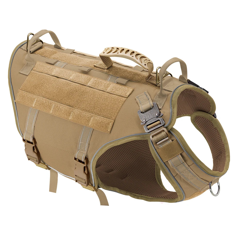 Tactical Dog Training Vest: No-Pull Harness
