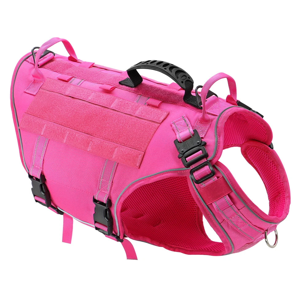 Tactical Dog Training Vest: No-Pull Harness