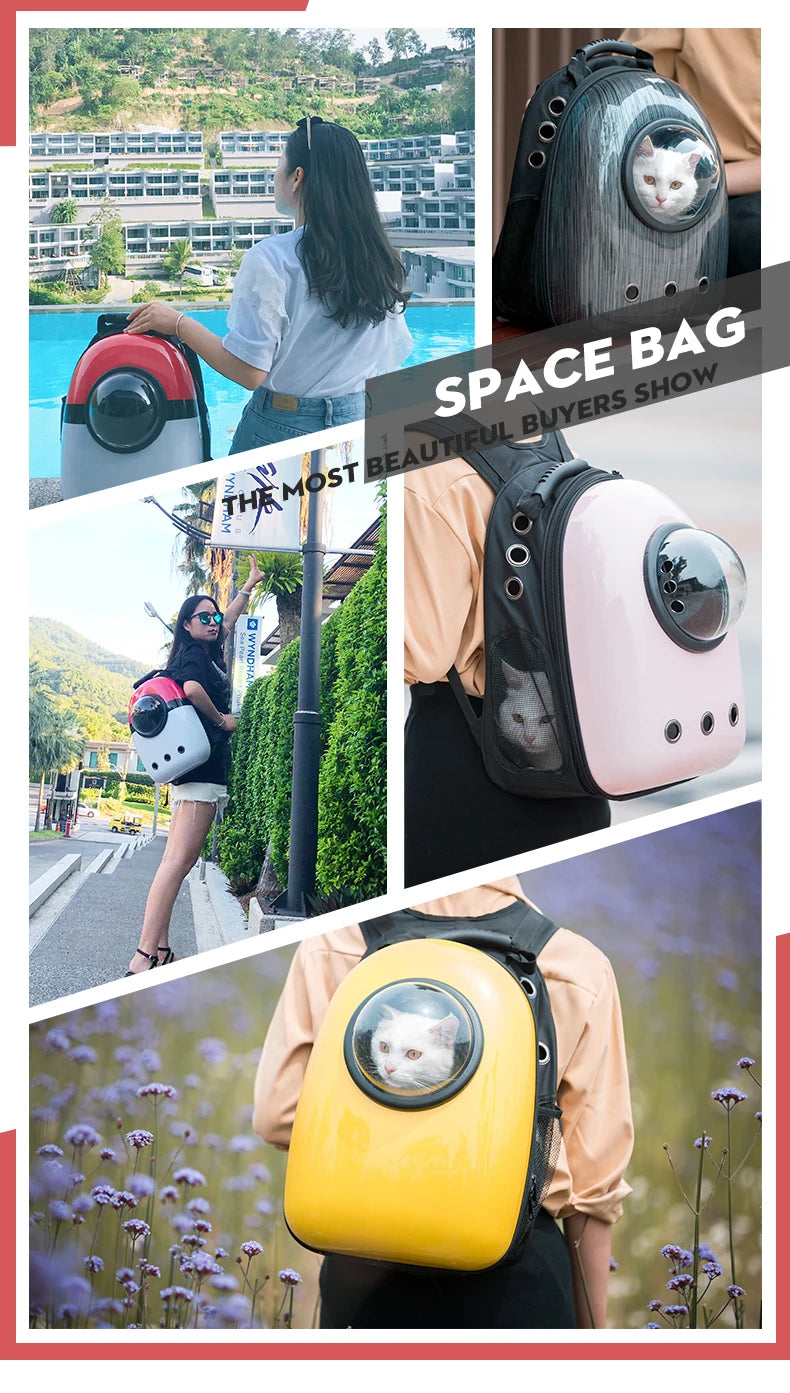 Cat Backpack Carrier: Breathable Travel Bag