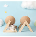 Load image into Gallery viewer, Cat Scratching Ball Toy: Sisal & Wood
