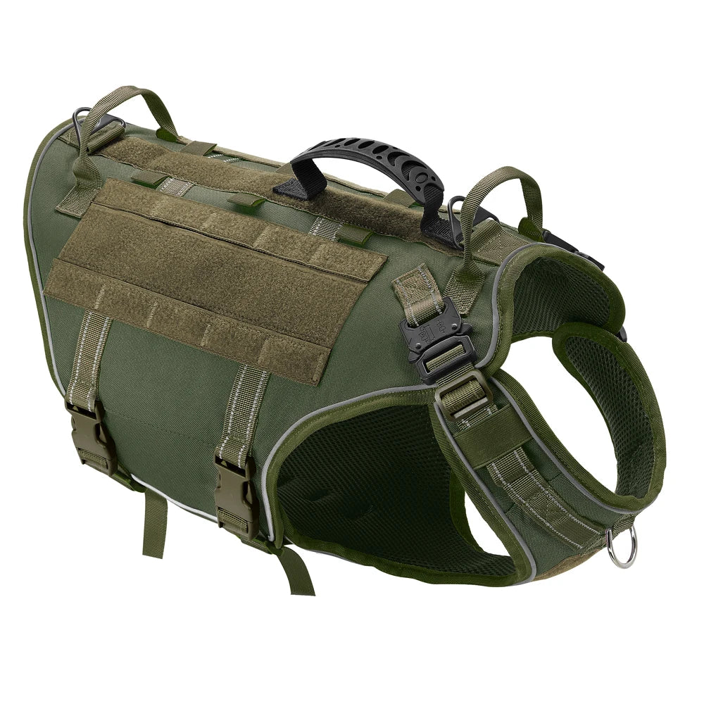 Tactical Dog Training Vest: No-Pull Harness