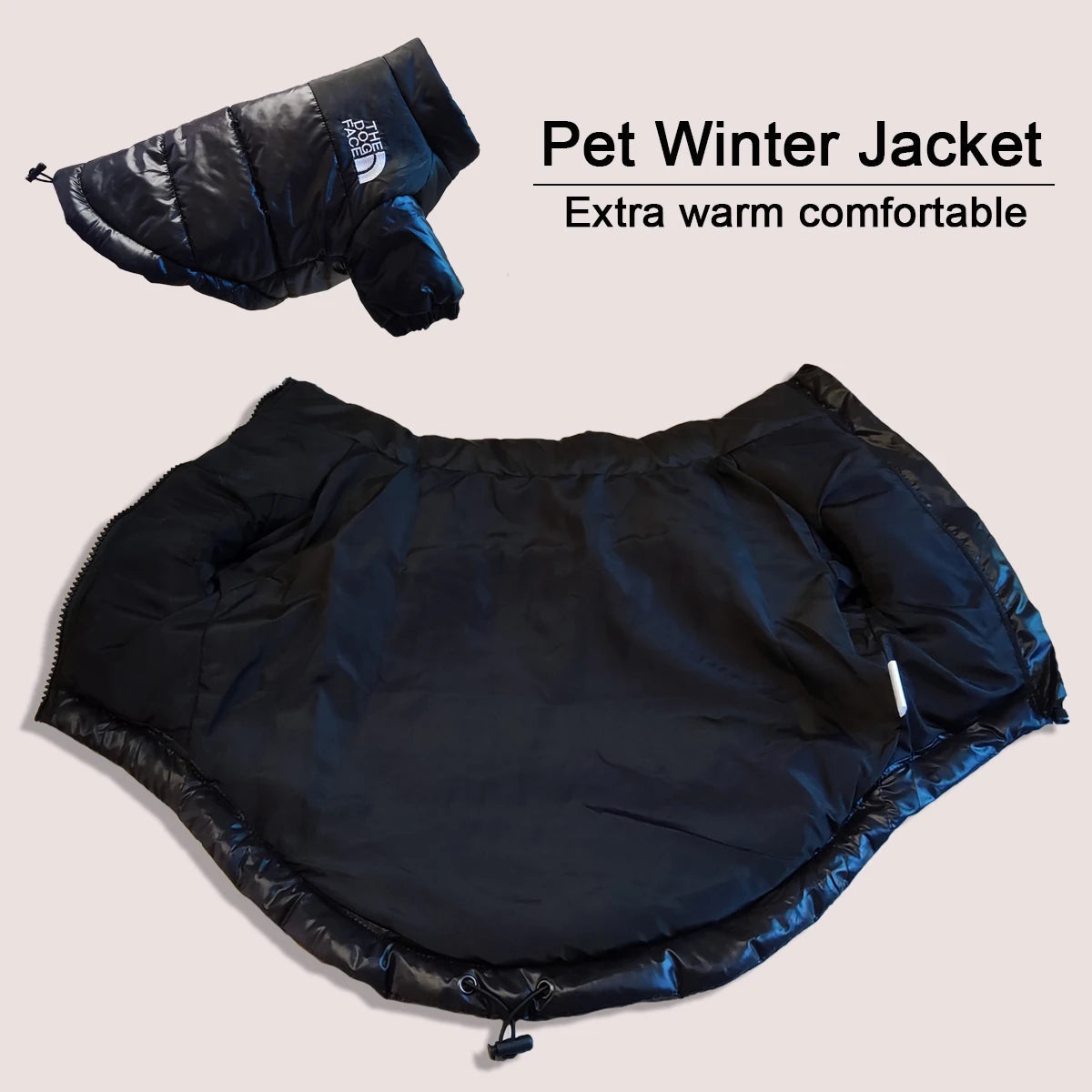 Warm Winter Dog Coat for Small & Large Dogs