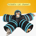 Load image into Gallery viewer, Foldable Cat Play Tunnel: Fun for Playful Pets
