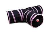 Cat Play Tunnel Foldable - Fun Interactive Cat Toy Playful Pets