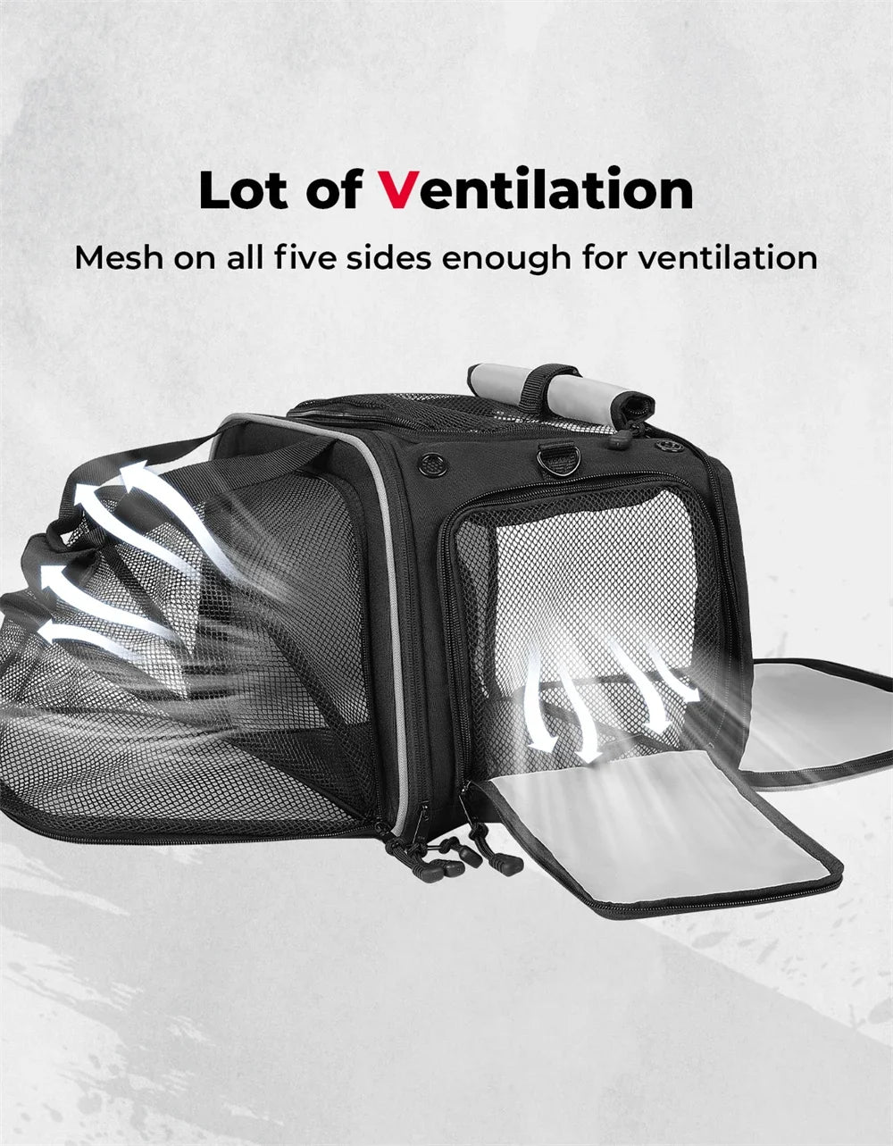 KEMIMOTO Motorcycle Pet Carrier Bag