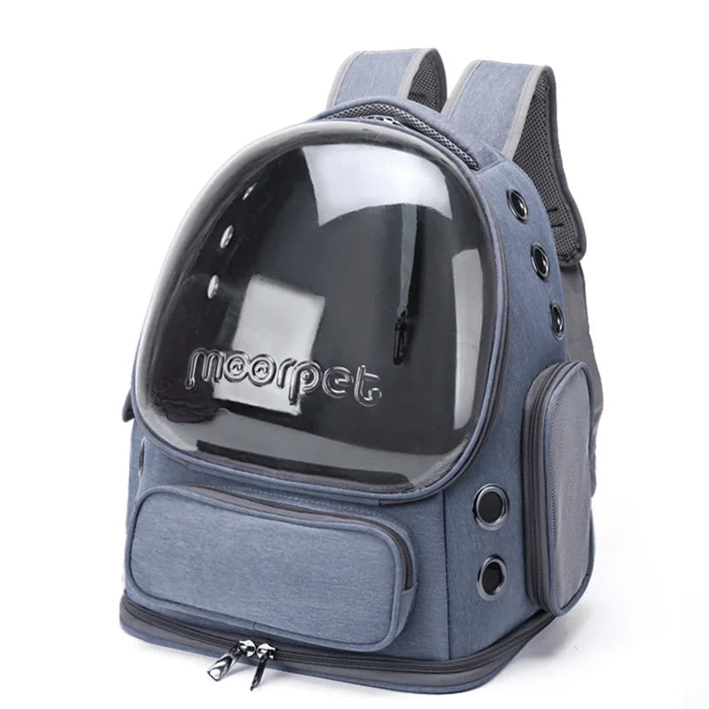 Cat Carrier Backpack: Breathable Pet Travel Bag