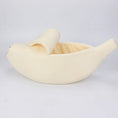 Load image into Gallery viewer, Banana Cat Bed: Cute & Cozy Pet House
