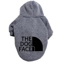 Text Pattern Dog Hoodies for Autumn and Winter