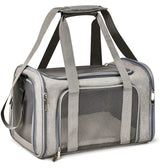 Pet Carrier Backpack TSA Approved - Small Dogs Cats Travel Bag Airline
