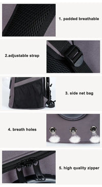 Cat Backpack Carrier with Space Capsule Bubble