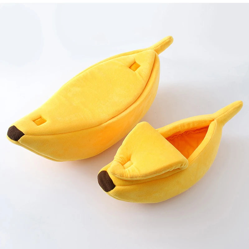 Banana Cat Bed: Cute & Cozy Pet House