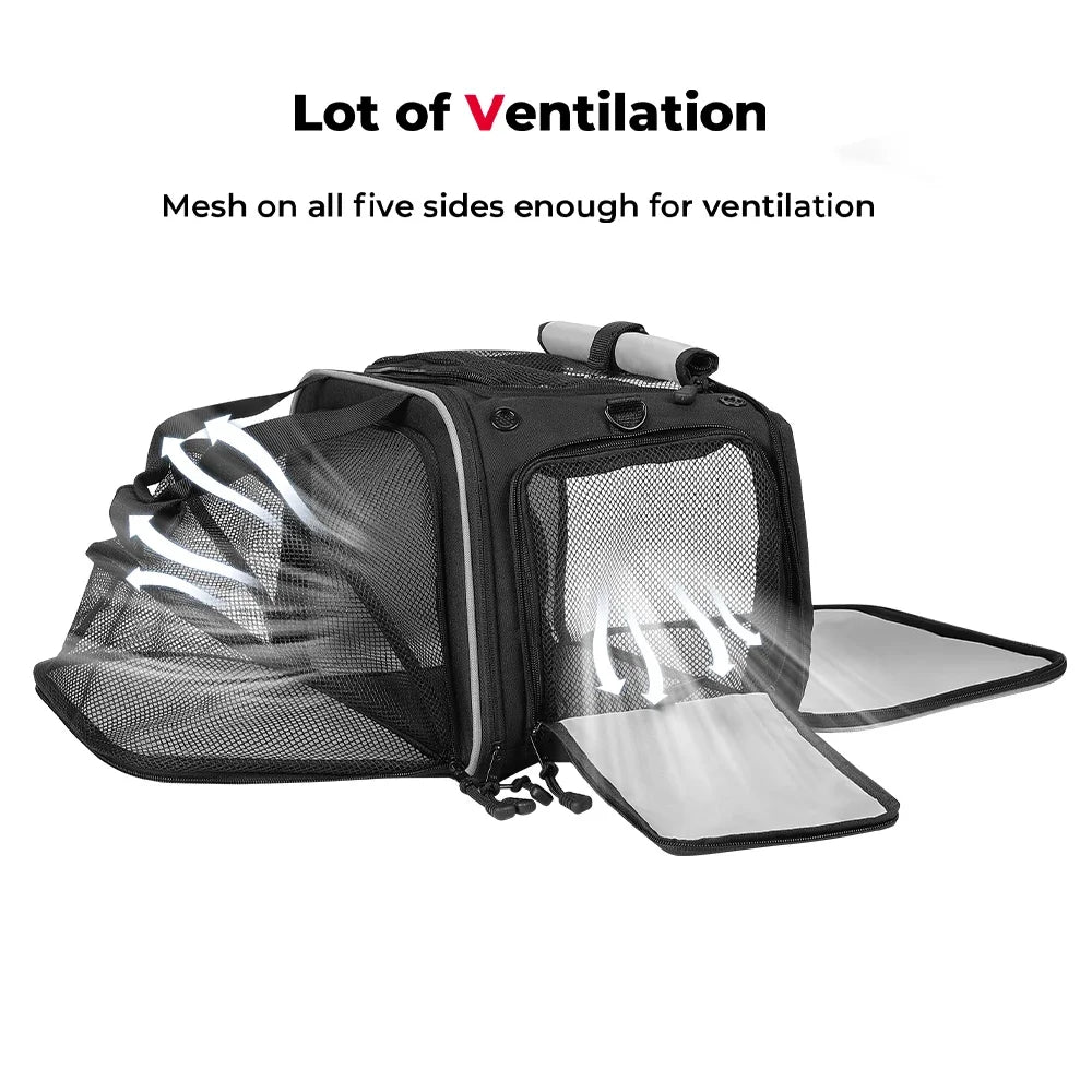 KEMIMOTO Motorcycle Pet Carrier Bag