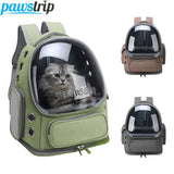 Cat Carrier Backpack Breathable - Pet Travel Bag Transparent Window