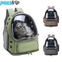 Cat Carrier Backpack Breathable - Pet Travel Bag Transparent Window