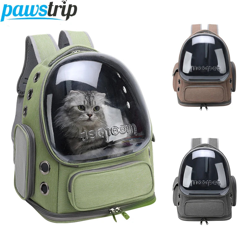 Cat Carrier Backpack: Breathable Pet Travel Bag