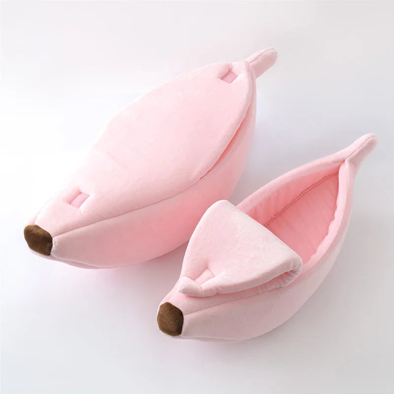 Banana Cat Bed: Cute & Cozy Pet House
