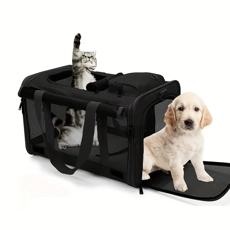 Soft-Sided Pet Carrier for Large and Medium Cats