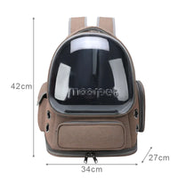 Cat Carrier Backpack Breathable - Pet Travel Bag Transparent Window
