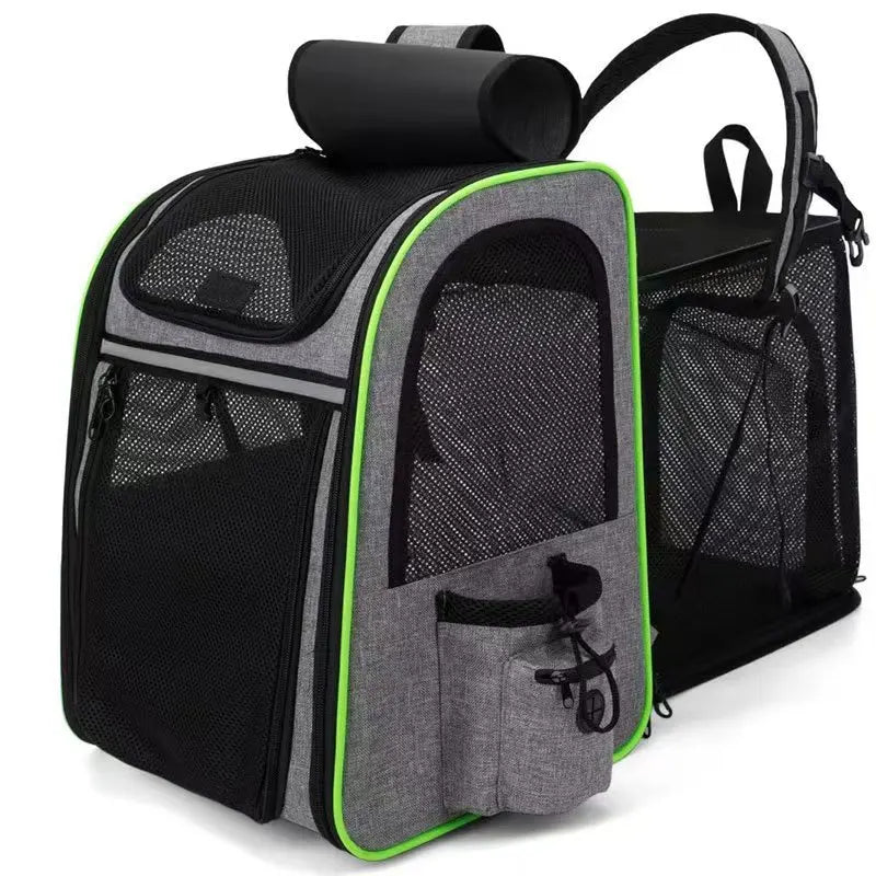 Pet Backpack Carrier: Breathable & Expandable