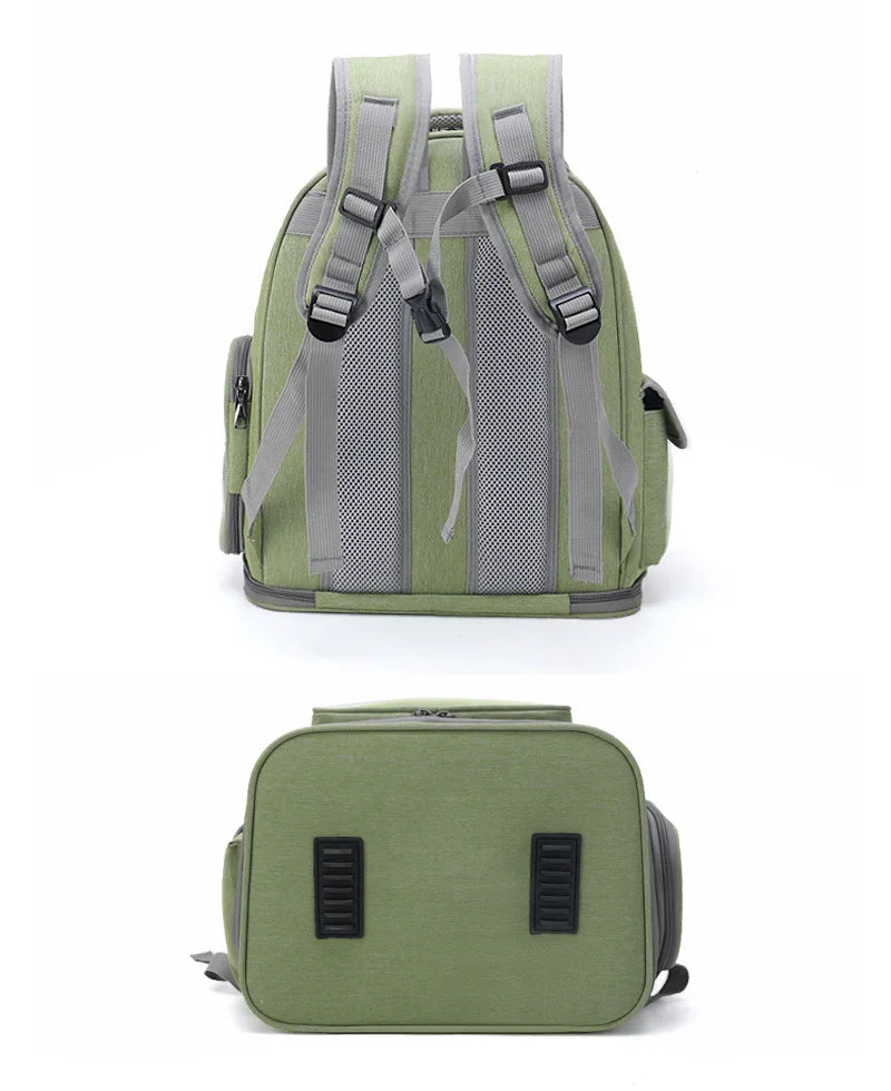 Cat Carrier Backpack: Breathable Pet Travel Bag