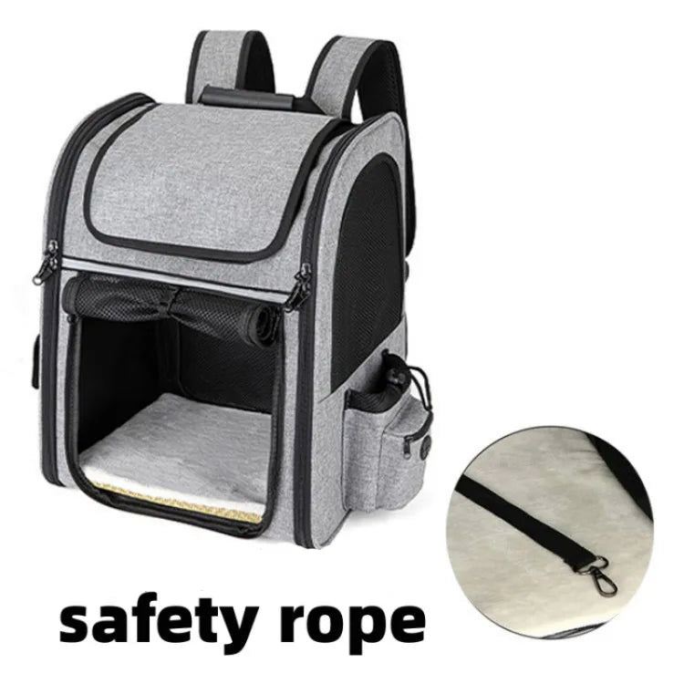 Pet Backpack Carrier: Breathable & Expandable