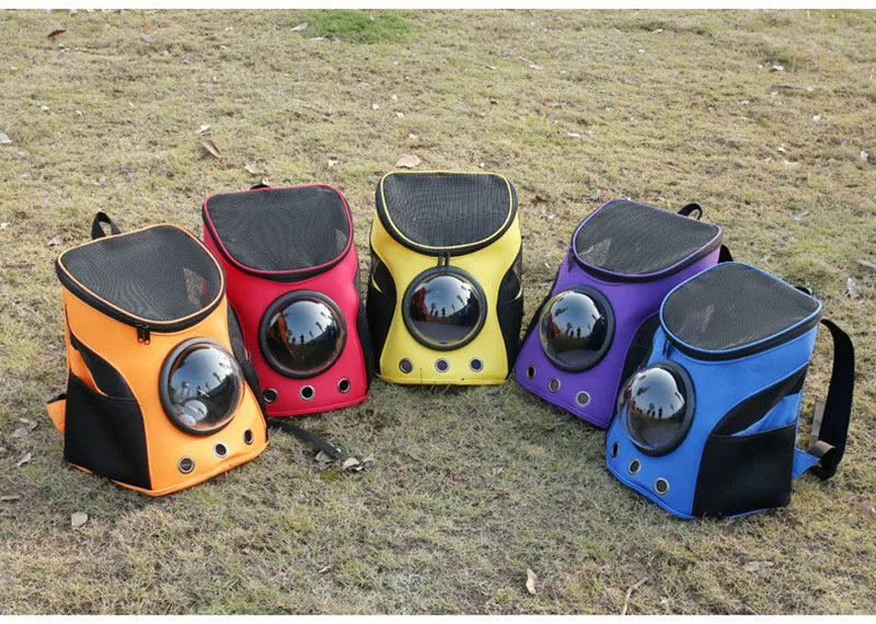 Cat Backpack Carrier with Space Capsule Bubble