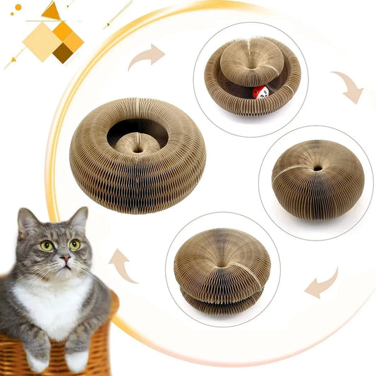 Cat Scratching Toy with Ball & Climbing Frame