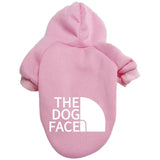 Text Pattern Dog Hoodies for Autumn and Winter