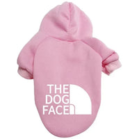 Text Pattern Dog Hoodies for Autumn and Winter