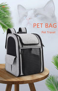 Load image into Gallery viewer, Pet Backpack Carrier: Breathable & Expandable
