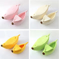 Load image into Gallery viewer, Banana Cat Bed: Cute & Cozy Pet House
