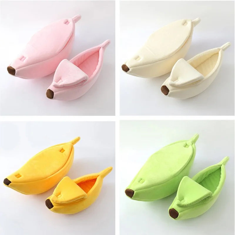 Banana Cat Bed: Cute & Cozy Pet House