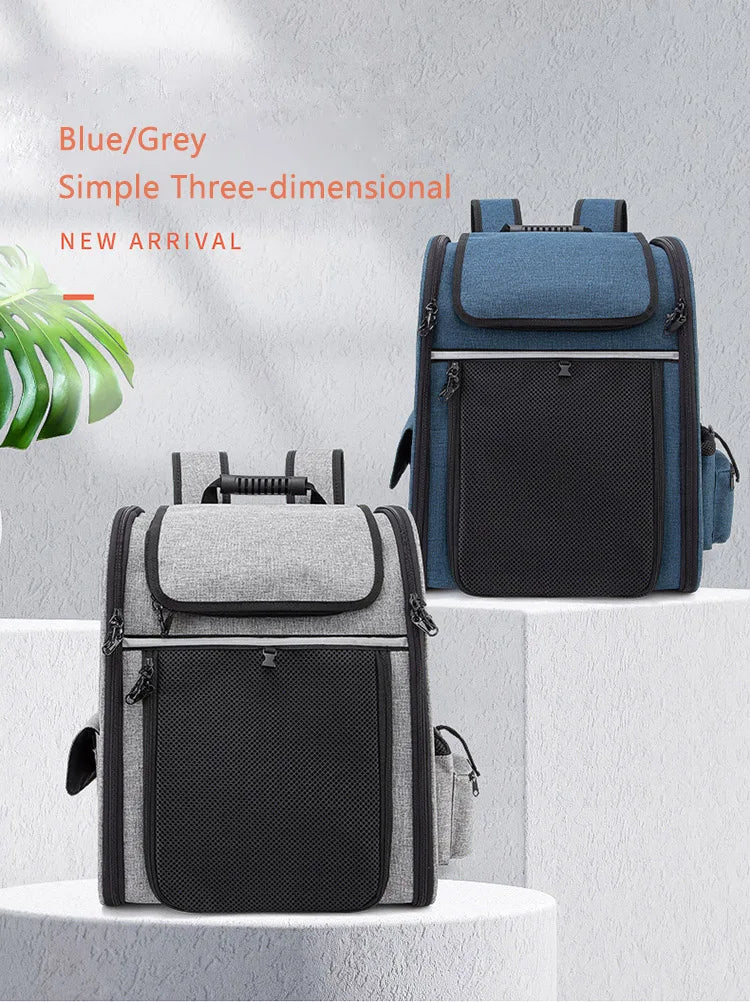 Pet Backpack Carrier: Breathable & Expandable