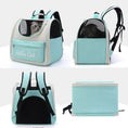 Load image into Gallery viewer, Cat Backpack Carrier for Travel: Windproof & Outdoor-Ready
