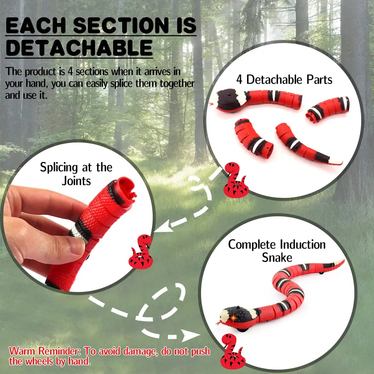 Interactive Cat Toy: Automatic Electronic Snake