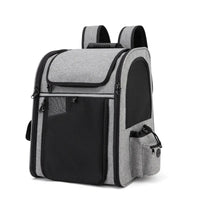 Pet Backpack Carrier Breathable Expandable - Cat Dog Travel Bag Portable