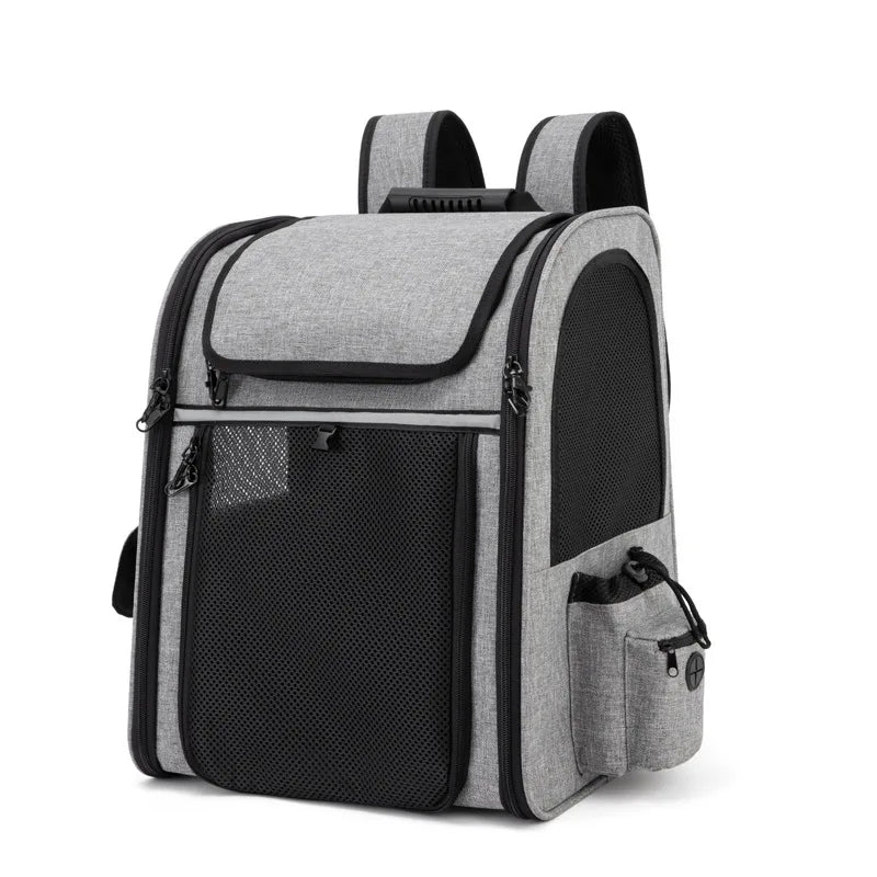 Pet Backpack Carrier: Breathable & Expandable