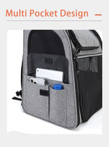Pet Backpack Carrier Breathable Expandable - Cat Dog Travel Bag Portable