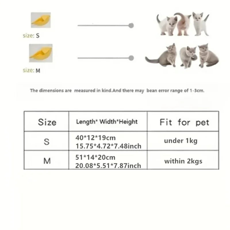 Banana Cat Bed: Cute & Cozy Pet House