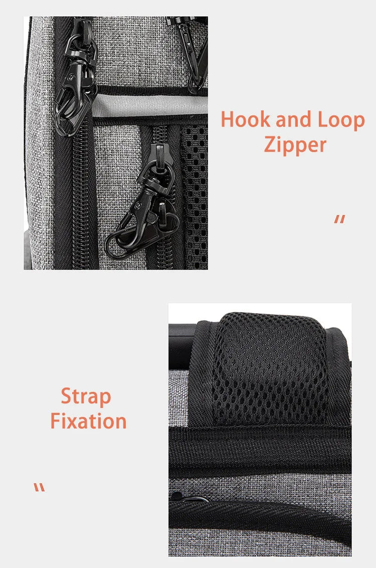 Pet Backpack Carrier: Breathable & Expandable