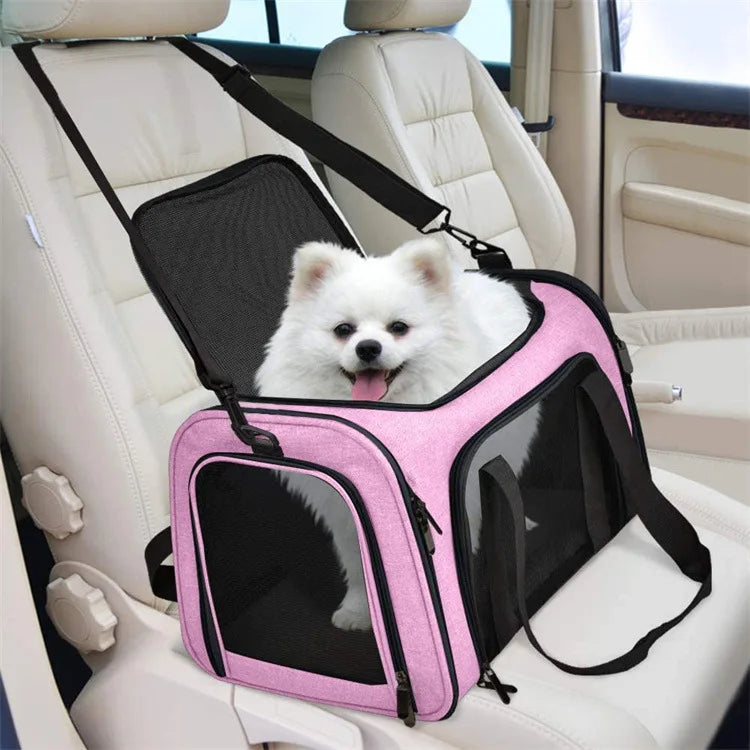 Pet Carrier Backpack TSA Approved - Small Dogs Cats Travel Bag Airline