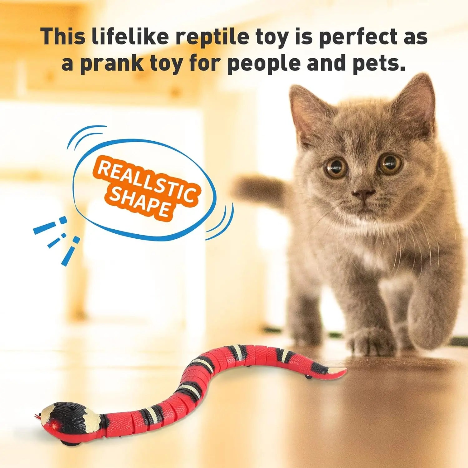 Interactive Cat Toy: Automatic Electronic Snake
